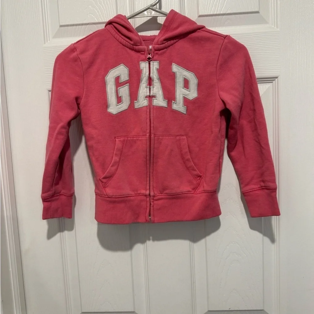 Gap Kids Hooded Jacket Size Small 6-7. Pink